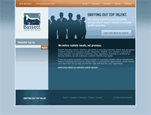 Tablet Screenshot of bassettsearch.com